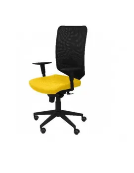 

OFFICE CHAIR MODEL OSSA BLACK FABRIC BALI YELLOW