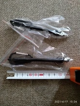 2 uds. Llaveros de cuerda elástica de resorte, llaveros de Color plateado, mosquetón de Metal para acampar al aire libre, llavero de muelle antipérdida para teléfono