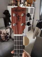 Aiersi-ukelele de caoba de 21 pulgadas, Soprano, gecko, instrumento musical de regalo, mini guitarra hawaiana de 4 cuerdas