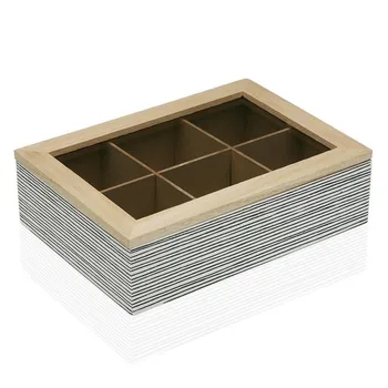 

Tea Box Black Line Wood