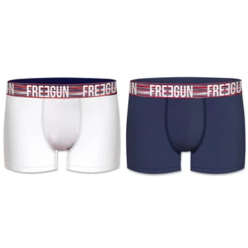 

FREEGUN Boxers type boxer pack 2/6 units in various Colour plain basic.