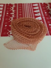 1-20 Meters 100mm Width Corrugated Copper Mesh For Distillation Reflux Moonshine Brewing