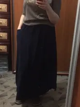 Skirts Women Maxi Elastic-Waist ZANZEA Vintage Corduroy Faldas Sundress Plus-Size Casual