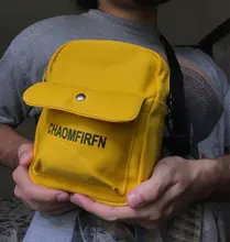 Bolso de hombro para estudiantes, Cartera de lona pequeña y versátil de estilo coreano INS, bolso de hombro para estudiantes, con solapa