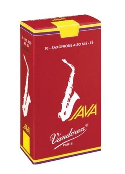 

Sr263r Java red cut canes for Saxophone Alto No. 3 (10 pcs) Vandoren
