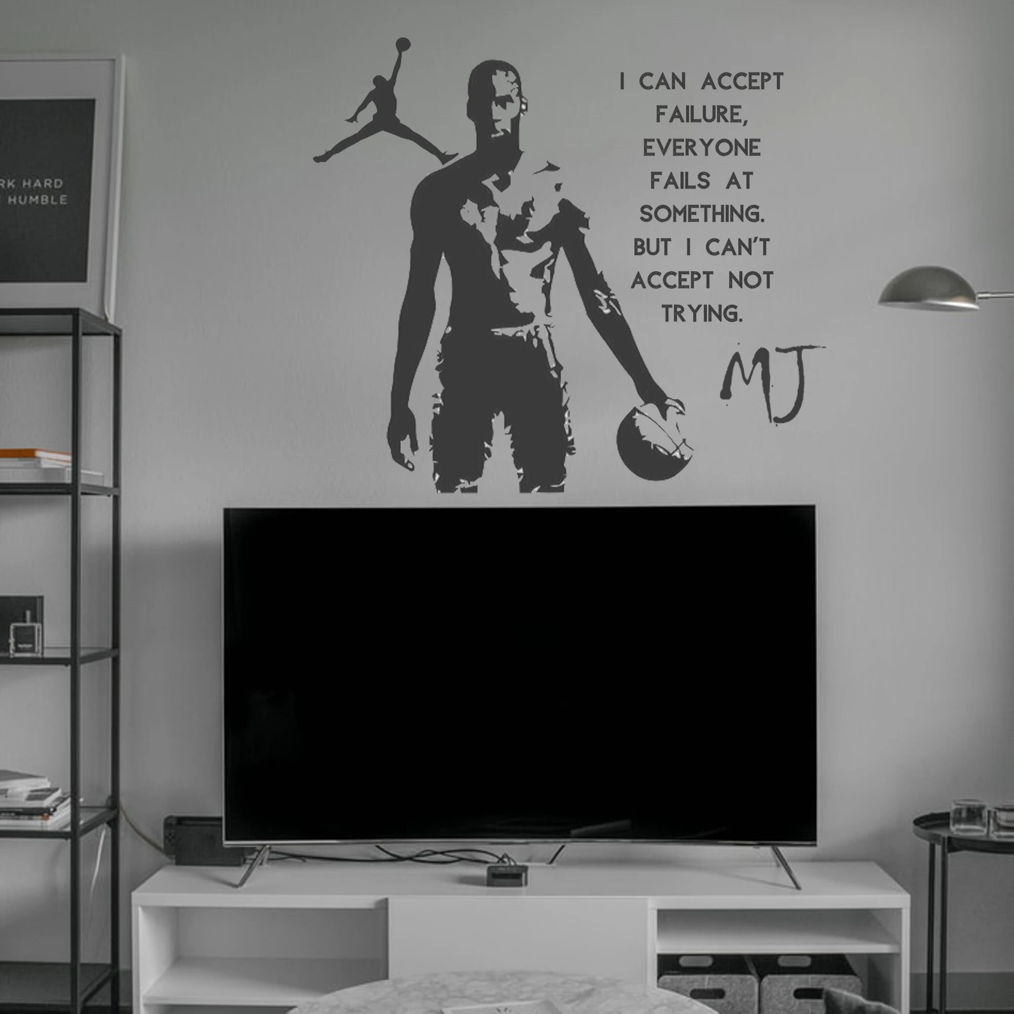 

Basket Ball Man Michael Jordan Decal Wall Sticker Living Room Decoration Sofa A0029