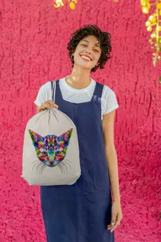 

Angemiel Bag Innocently Overlooking Colorful Cat Nappy Backpack