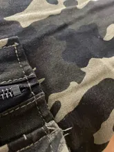 De estilo camuflaje hombres vaqueros de jogging Pantalones militares Slim Multi-Bolsillo de carga pantalones Hip Hop sólido lápiz de color Vaqueros Hombre