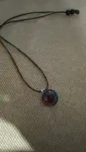 Pendant Necklace Glass-Bead Planets Universe Galaxy Women Rope-Chain BOEYCJR for Solar-System