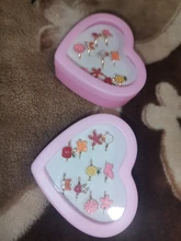 Kids Rings Day-Jewelry Plastic Korean-Style Girls Child Resin-Alloy Cute Cartoon 