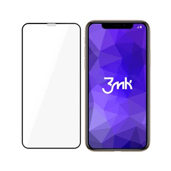 

3MK Protector compatible con Apple iPhone 11 Pro Black HardGlass Max