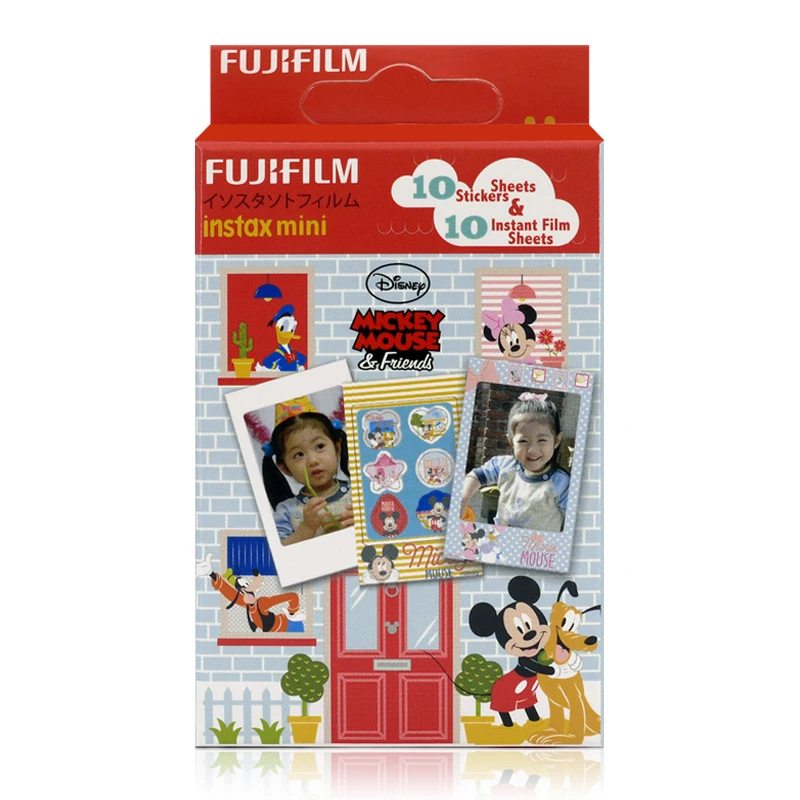 Fujifilm Instax Mini стикер Микки Маус мгновенный 10 пленка для Fuji 7s 8 25 50s 70 90 и Share SP-1 |