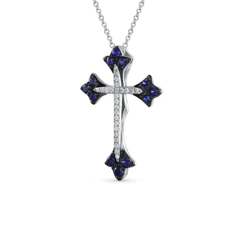 

Silver Pendant with alpanite and enamel sunlight sample 925