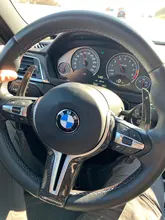 Interruptores de paleta de fibra de carbono para volante, para BMW F36 F21 F22 F32 F30 F02 F80 F11 F06 F20 F23 F10 F12 F26 F15 M3 M4 M5 M6