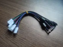 5 uds. Sin soldadura, Cable de placa PCB de 4 pines, adaptador hembra de 4 pines, 10mm, 5050 RGB, conectores de tira de luz LED