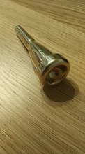 Boquilla de trompeta duradera de Metal chapado en oro 3C 5C 7C, forma de bala para Yamaha Bach Conn y King Trumpets, accesorios