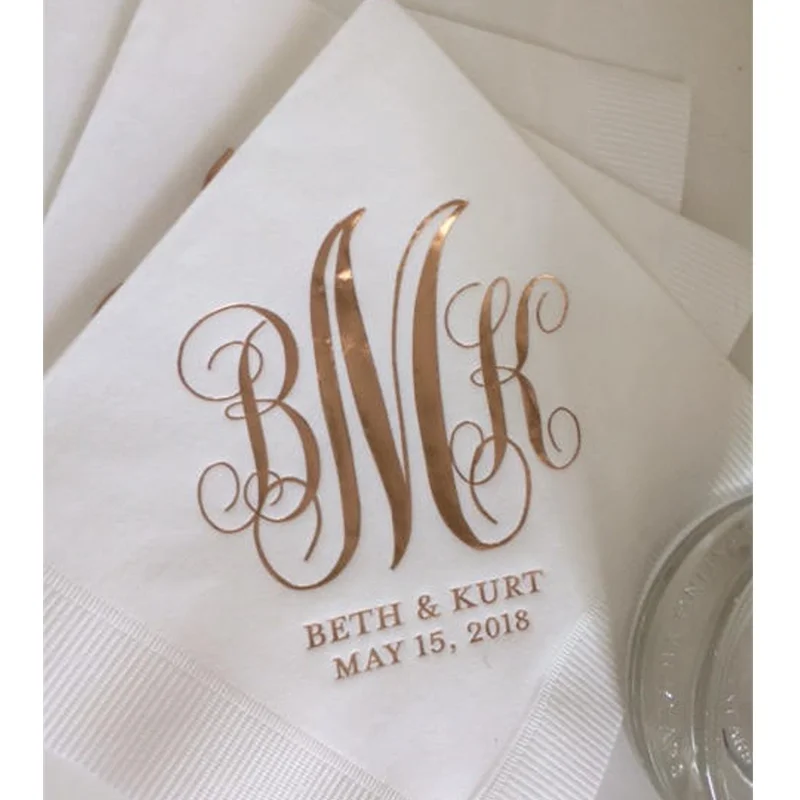 Napkins Personalized Napkins 3 Ply Premium Quality All Sizes Available