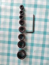 Drill-Bit Locator-Tool Depth-Stop Woodworking Wrench Ring-Positioner-Drill 3-12mm 