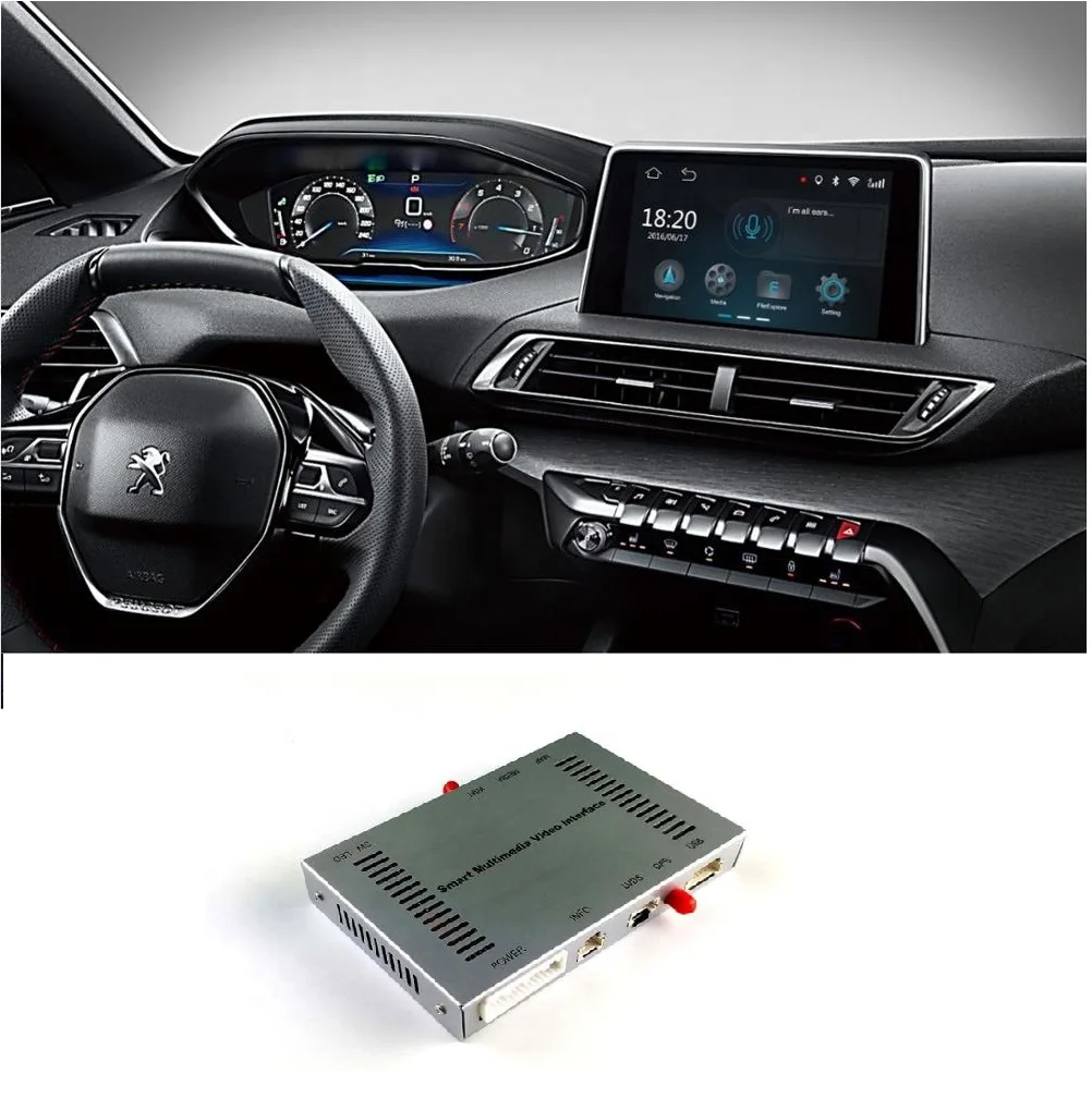 Специально для Peugeot 3008 5008 Citroen C5 C6 2017-2019 система NAC с Android 7 2 ГБ + 16 Гб