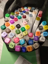 Rotuladores de Arte de doble punta, 12/48/80 colores, dibujo de acuarela, pintura, bolígrafos de alcohol para artista, marcadores para Manga, suministros escolares