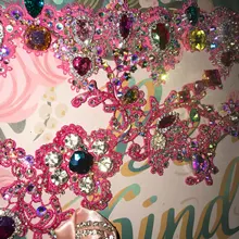 Diamantes de imitación sin adhesivo por calor súper brillantes, cristal AB, parte trasera plana, costura, strass y tela, prendas de vestir, decoraciones de pedrería, SS3-SS50