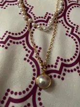 SUMENG-gargantilla de perlas Kpop para mujer, collar bonito de doble capa, colgante de cadena para mujer, regalo para niñas, joyería 2021