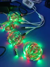 Tape Led-Lamp Rgb Strip Tv-Backlight Neon Flexible Waterproof 12-V 2835 Diode 1-5m