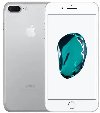 Разблокированный Apple iPhone 7 Plus 32 ГБ/128 ГБ/256 ГБ IOS 12,0 МП камера четырехъядерный отпечаток пальца 12MP 1960mA - Цвет: Серебристый