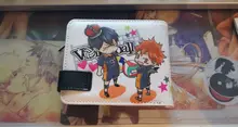 Wallet Haikyuu Hinata Kageyama Anime Coin-Purse/multilayer Zero Short Chibi Tobio Double-Button
