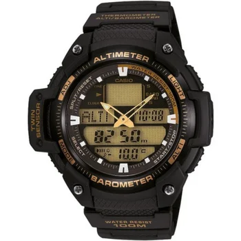 

Casio Outgear Male SPORTS Wristwatch %100 Original Digital Analog Quartz 100 Meters Waterproof Thermometer SGW-400H-