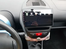 EKIY-Radio Multimedia con GPS para coche, Radio con reproductor, navegador, pantalla IPS, Android 9,0, estéreo, para Peugeot 107 1, Toyota Aygo, Citroen C1 2006-14