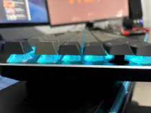 PBT Keycap Keyboard-Key-Cap Mx-Switches Cherry-Profile Gray Dolch Double-Shot Black Blue