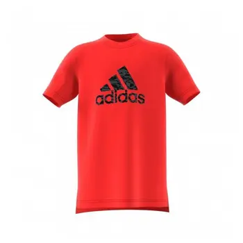 

Children’s Short Sleeve T-Shirt Adidas YB Prime Log TE Red