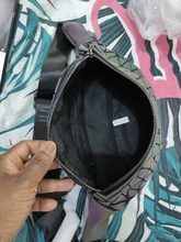 Riñonera luminosa de cuero para mujer, bolso de cintura, a la moda, 2020