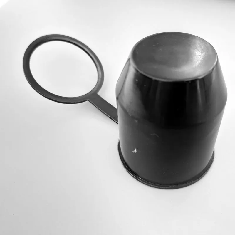 Universal Trailer Hitch Ball Cover Cap Plastic Towball Protect Black 50mm 2inch Tow Ball Protector RV Parts Camper Caravan