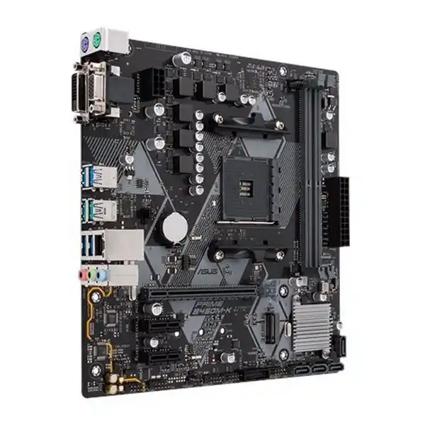 gaming motherboard asus prime b450m-k matx ddr4 am4