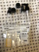 7 Uds Mini viaje maquillaje cosmética rostro crema bote botellas plástico transparente viaje accesorios vacío maquillaje contenedor botella