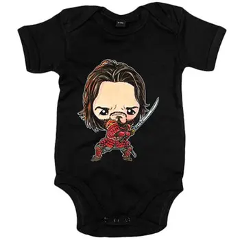 

Baby bodysuit Chibi Kawaii Captain Algren parody of The Last Samurai Nikochan