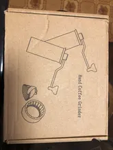 XEOLEO-molinillo de Café Manual de aluminio, 50MM, amoladora de rebaba de acero inoxidable, máquina café cónica