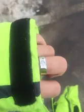 Anillo de acero inoxidable con letras, de Color plateado diseño romántico, corazón, boda, pareja, regalo de San Valentín, 2020