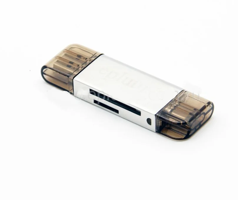 Card reader 4in1 with дуальным interface Eplutus CR-03(Silver