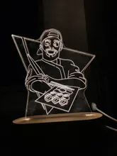 Night-Light Wooden-Base Christmas-Gift Photo-Customized Wedding DIY Holiday for USB 3D