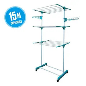 Tendedero De Suelo Plegable De Acero Inoxidable, Poste De Ropa Desmontable,  Altura Ajustable, Para El Hogar, Balcón Interior, Instalación Gratuita -  Escurrebiberones - AliExpress