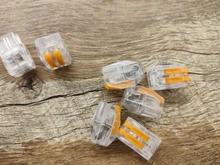 Cable-Connectors Splicing Push-In-Terminal-Block Fast-Wire Mini SPL-2/3 Compact Spring