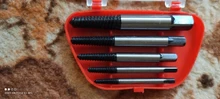 Extractor de tornillos, juego de guías de broca, Extractor de perno dañado, velocidad de eliminación, juego fácil, 5 uds.