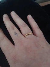 Ramos 2mm titanium acero tricolor anillo de combinación simple liso anillo de moda para una mujer o un hombre regalo de boda