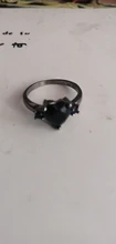 Anillo de circonia cúbica con forma de corazón negro para parejas, sortija, Zirconia, circonita, zirconita, zirconita, circón, estilo romántico, Popular, aniversario de boda