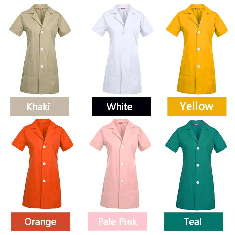 Women's Short Sleeve Lab Coat