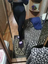 Invierno cálido de talla grande Leggins Color sólido terciopelo de las mujeres mallas de cintura alta elástico negro dropshipping. Exclusivo.