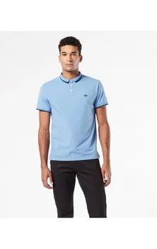 

Polo brand Dockers®Plain in blue color 360 Versatile